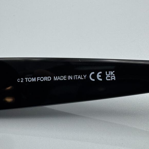 Tom Ford Sunglasses Carla-02 TF1220 01D Black Butterfly Gray Polarized Lens 52mm main image 11